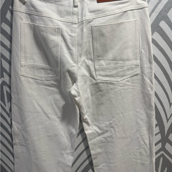 NWOT Princess Polly White Cargo Straight Leg Jeans High-Waisted - Picture 8 of 11